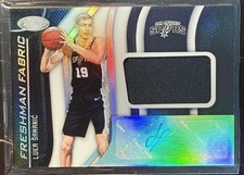 2019-20 Panini Certified #FF-LS Luka Samanic Freshman Fabric Signatures