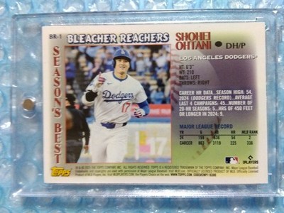 2025 Topps Update Series Bleacher Reachers Pink Foil BR-1 Shohei