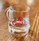 VTG Coors Beer 2” Mini Beer Mug / Toothpick Holder / Shot Glass By Federal, EUC
