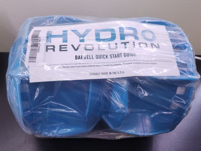 #ad Hydro Revolution Exercise Barbell Quick Start Guide $36.00
