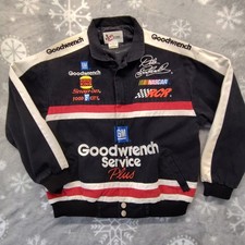 Chase Authentics NASCAR Jacket Dale Earnhardt Sr Youth Size XL Y2K Bomber Vtg