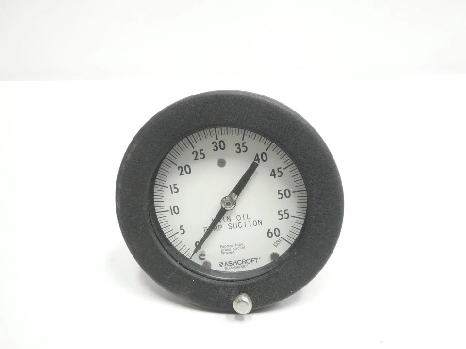 Ashcroft 45-1377-AS-02B-60 Pressure Gauge 4-1/2in 1/4in Npt 0-60psi - Image 2 of 4