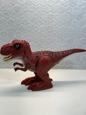 ZURU Robo Alive Attacking T-Rex Red Dino Robotic Walking Roaring WORKS 