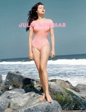 JULIE NEWMAR #295 BEAUTIFUL COLOR PHOTO 11 X 8.5 SHIP FREE