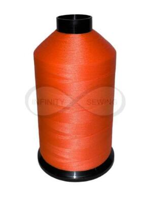 Fluoreszierend Orange 3000M Bonded Nylon 40 Polster Nähmaschinengarn