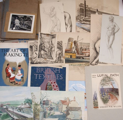 Grace Larner. Canal, warehouses, factory. Member of Industrial Painters group. - Picture 3 of 3