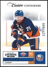 2011/12 Panini Contenders MARK KATIC RC Rookie Card #180....#327/999. rookie card picture
