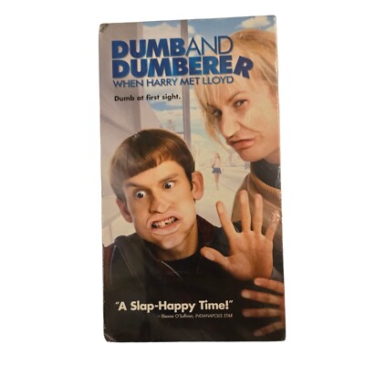 Dumb And Dumberer When Harry Met Lloyd VHS Comedy Movie Eugene Levy NOS