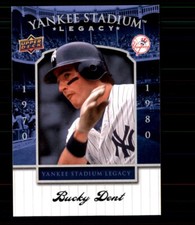 2008 Upper Deck Yankee Stadium Legacy Stadium Box Set - Bucky Dent #54