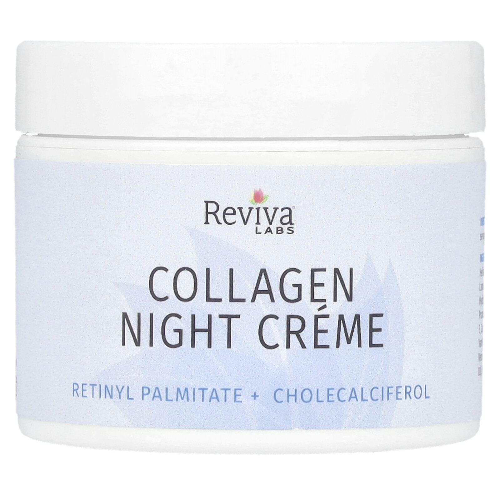 Reviva Labs Коллагеновый ночной крем 1 5 унций 42 г Без тестирования на животных, без парабенов,