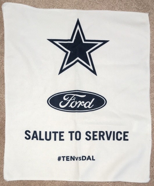 NWOT Dallas Cowboys Salute To Service Rally Towel 11.5.2018 eBay
