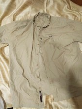 Size 2xl Men Under Armour Camp Shirt Guc Lite As A Feather