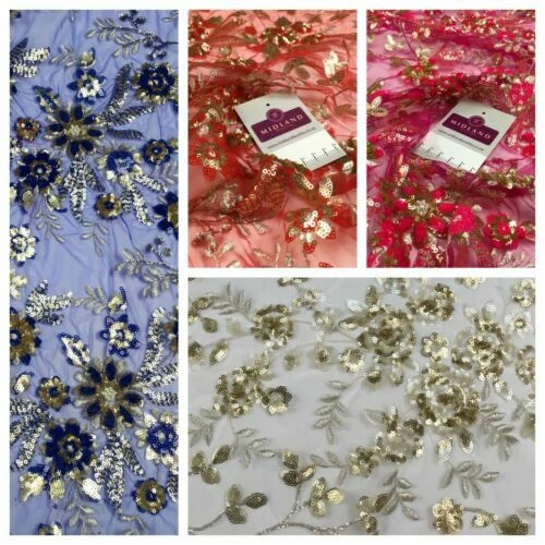 Tessuti e stoffe Floreale in rete per hobby creativi