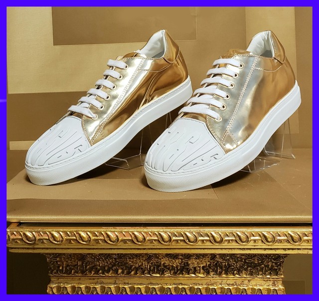 versace gold sneakers