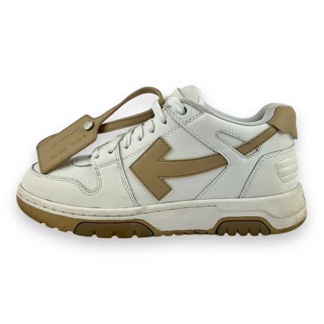 Off White Out Of Office Beige/White Women’s Trainers Size UK 4 EU 37