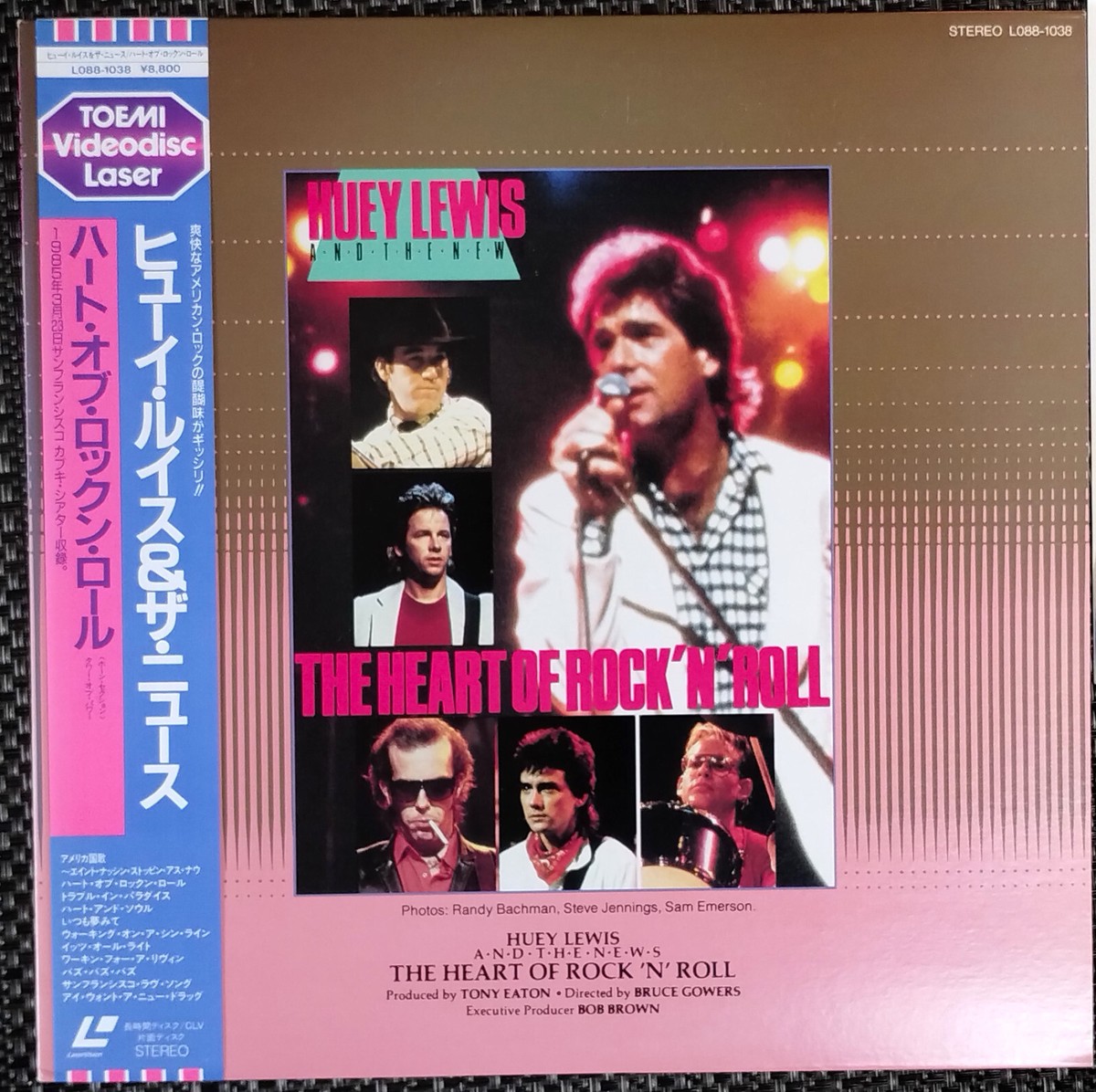 HUEY LEWIS &the NEWS Laserdisc Heart of Rock N Roll Live in 