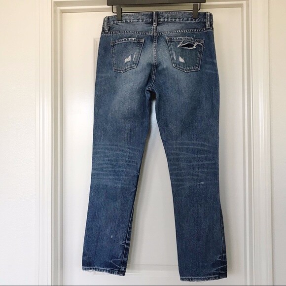 J. Crew Distressed Broken In Boyfriend Denim Jeans  image 4