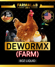 Farmalab Natural Dewormer No Egg Withdraw Hens, Rooster All Poultry All Chicks