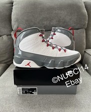Size 12 - Nike Air Jordan 9 Retro Fire Red Cool Grey with Receipt CT8019-162