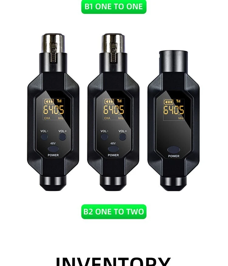 F??r dynamisches Mikrofon XLR kabelloses System mit 24 Bit Audioaufl?sung - Bild 4 von 4