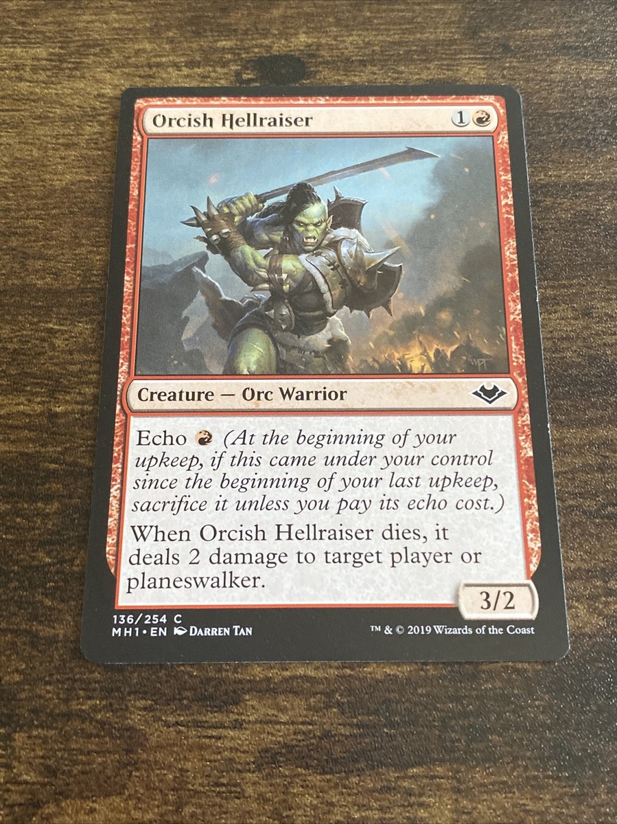 Orcish Hellraiser 136/254 Modern Horizons Magic The Gathering MTG