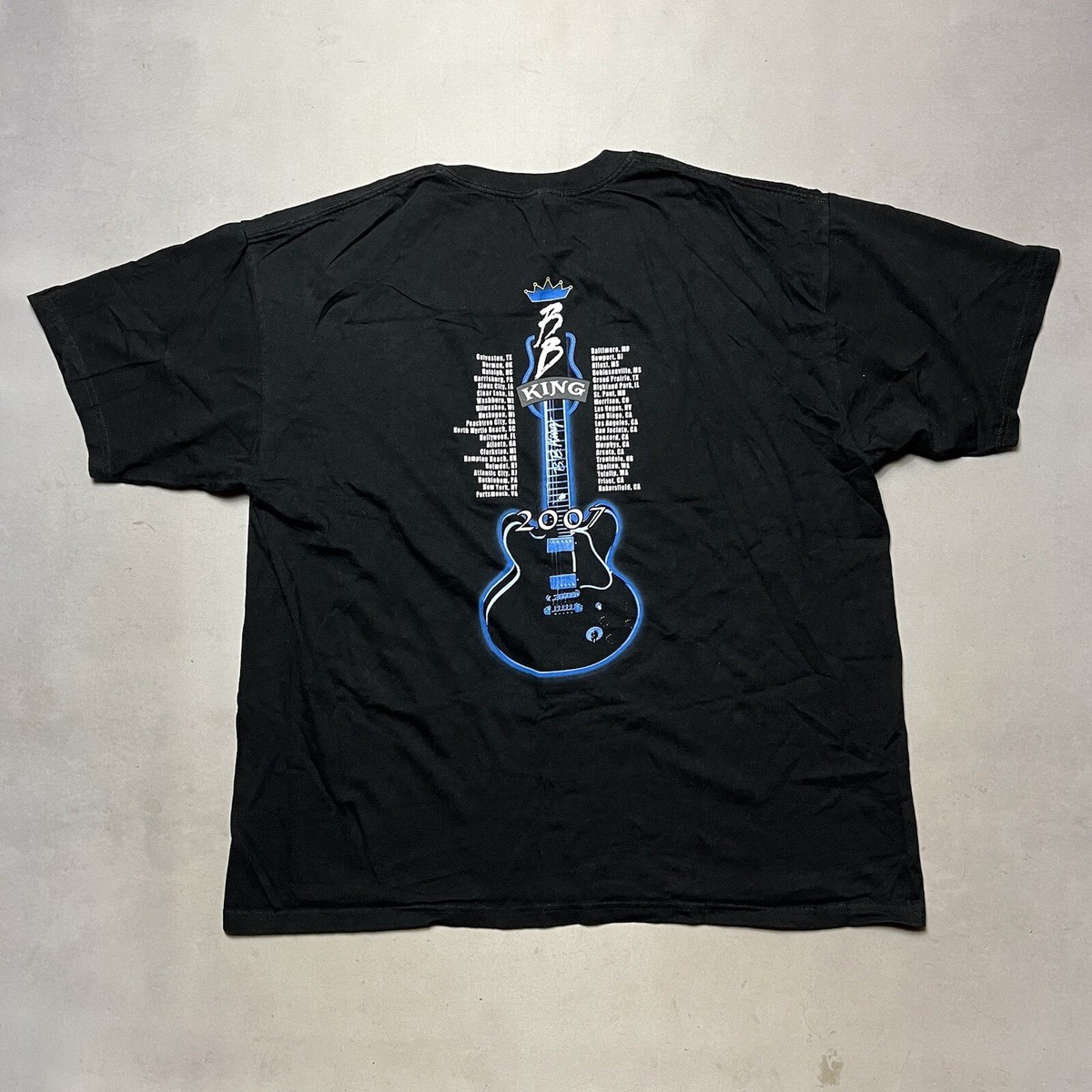 Vintage BB King Tour T Shirt Blues Jazz 2XL | eBay