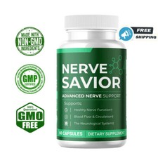 Nerve Savior Supplement Nerve Formula 60 Caps Blood Flow  Circulationt