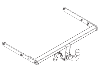 Attelage Démontable Pour Ford Focus C-Max 2003-2010 + Faisceau 13 Broches Et Adaptateur, Neuf