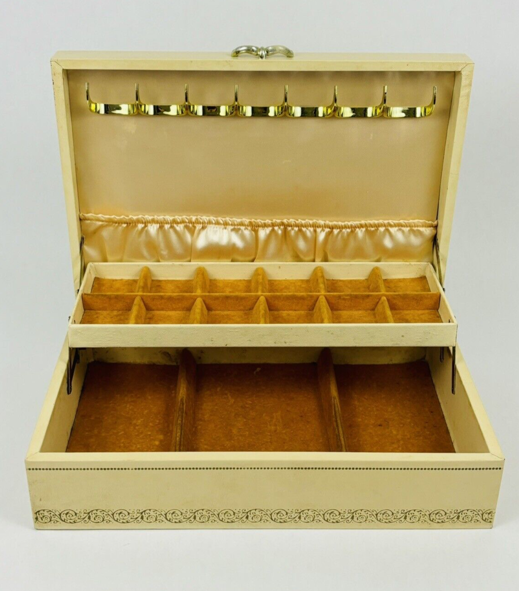 メラニーCellumeECMAmpoule２箱ECMCream1箱 Vintage Mele Jewelry Box Two Tier Cream with Gold Lining | eBay
