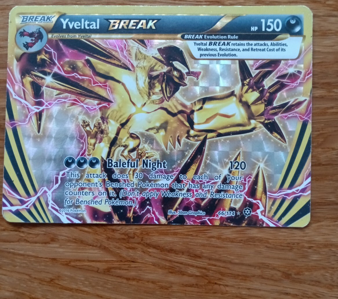 Pokémon TCG Yveltal BREAK Steam Siege 66/114 | eBay