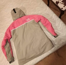 Womens Ice Armor by Clam extreme parka PINK ICE FISHING JACKET And Liner Medium 