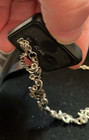 15 In Silvertone And Pewter Floral Necklace — photo 9