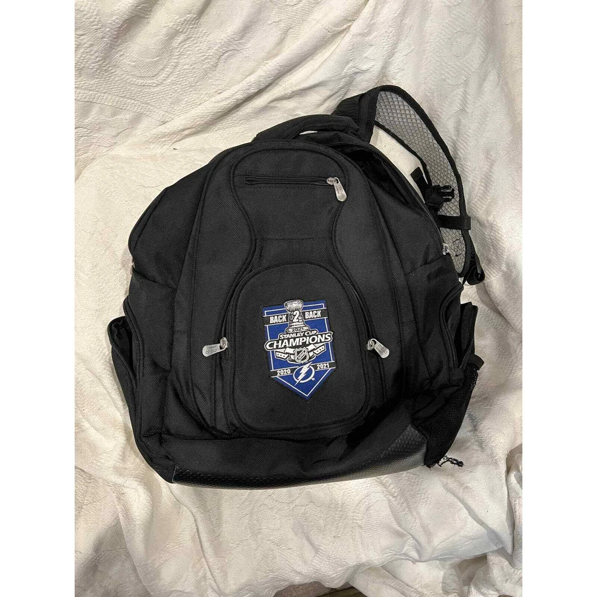 Stanley Cup Champs Tampa Padded Backpack