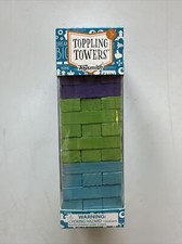 Toysmith Toppling Towers Block Game Wood Stacking Game.