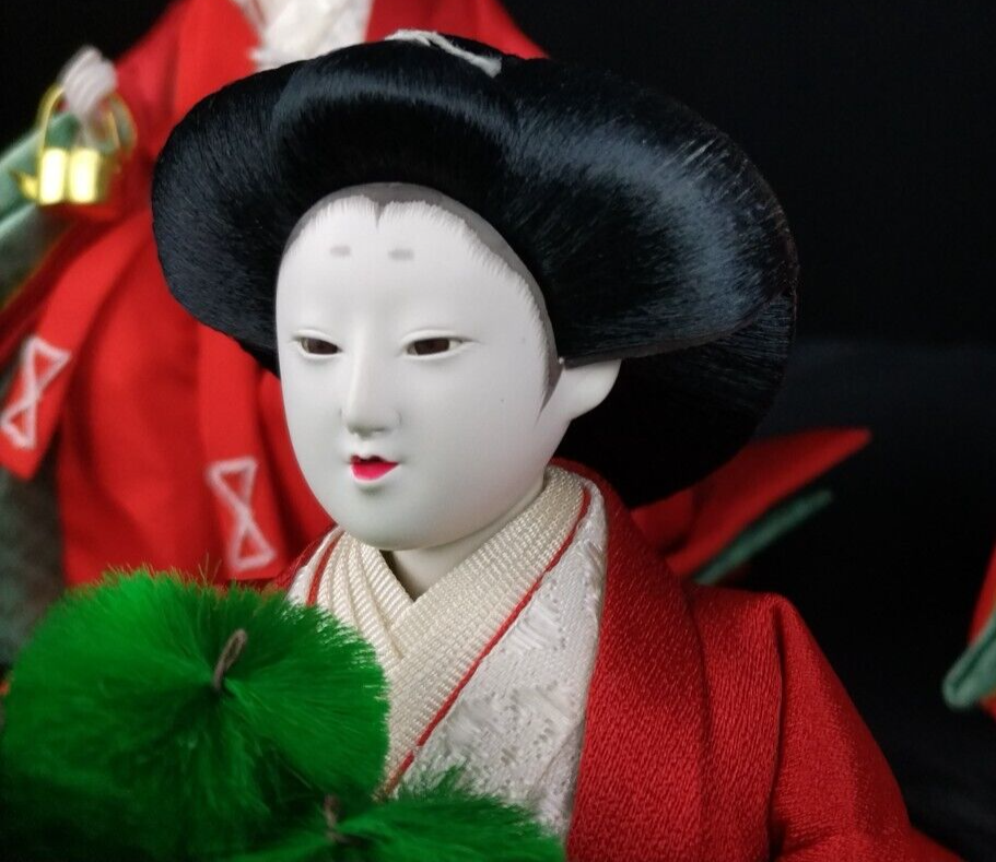 Vintage Japanese Hina-doll in Kimono a Court Lady No2#1 c1920s
