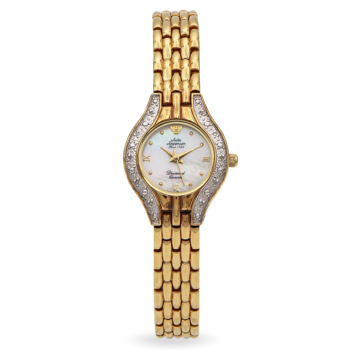 Jules Jurgensen 7886 Diamond Mother of Pearl Dial Women's