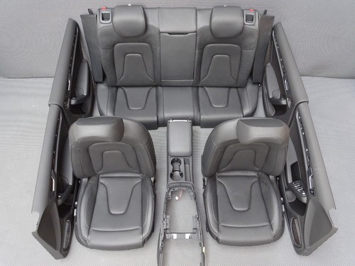 Original Audi A5 8T Sportback Facelift Sitze Sitzausstattung Leder schwarz