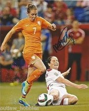 Netherland World Cup Manon Melis Autographed Signed 8x10 Photo COA A