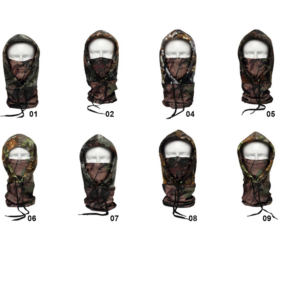Winter Cold Weather Balaclava Tactical Hunting Motorcycle Fleece Camo Face Mask - Image 2 of 3