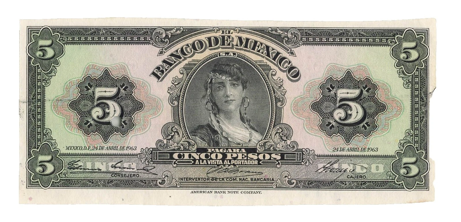 Uncertified 1963 North & Central American Paper Money