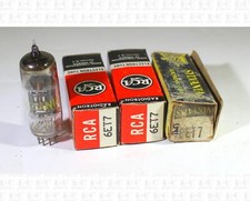 RCA and Sylvania 6ET7 Vacuum Tubes Tested NOS Lot Of 3 +Box