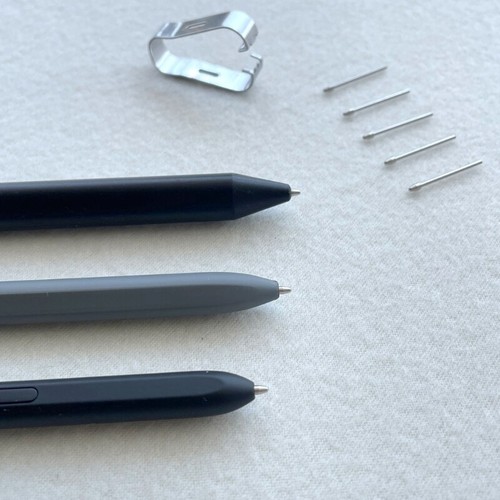 Smooth Inks Flow Metal Pen Refill Conical Silver with Clip for Remarkable Scribe - Zdjęcie 5 z 8