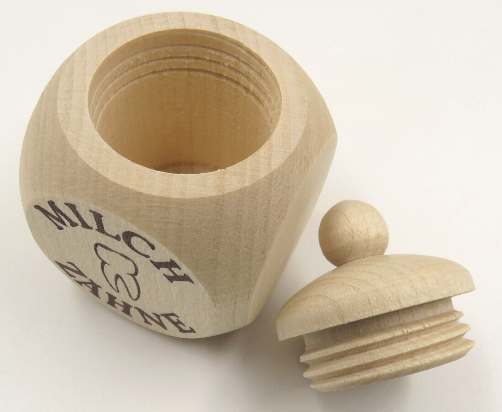 Hofmeister Holzdose 'Milchzähne' - Schraubdose Aus Ahornholz Für Erste Zähnchen