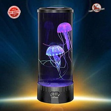 Jellyfish Lamp Shade Lava LED Electric Mood Aquarium Desk Home Bedroom Decor NEW