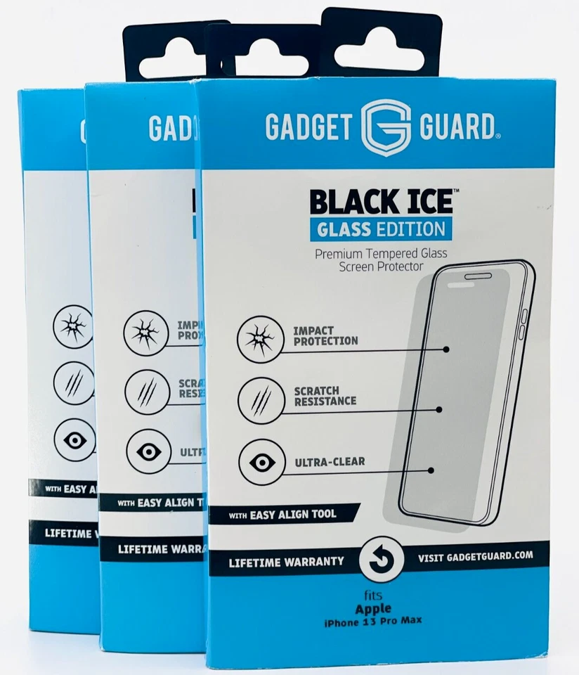 Protetor de tela temperado para Apple iPhone 13 Pro Max e 13 Mini - PACOTE COM 3 - Imagem 3 de 4