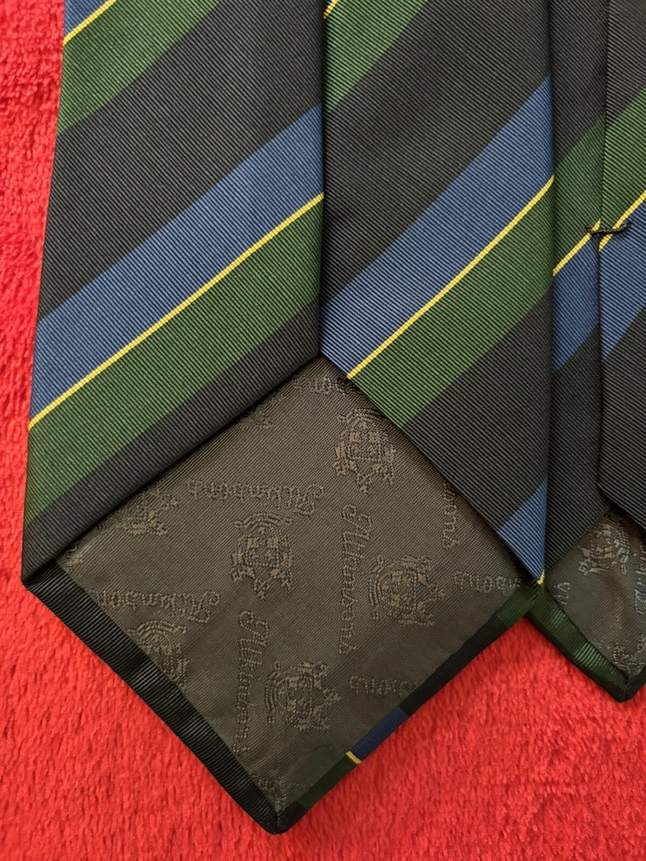 NWOT Atkinson’s Royal Irish Poplin Tie Silk/Wool Stripes 3.75 x 57 Ireland - Image 3 of 4
