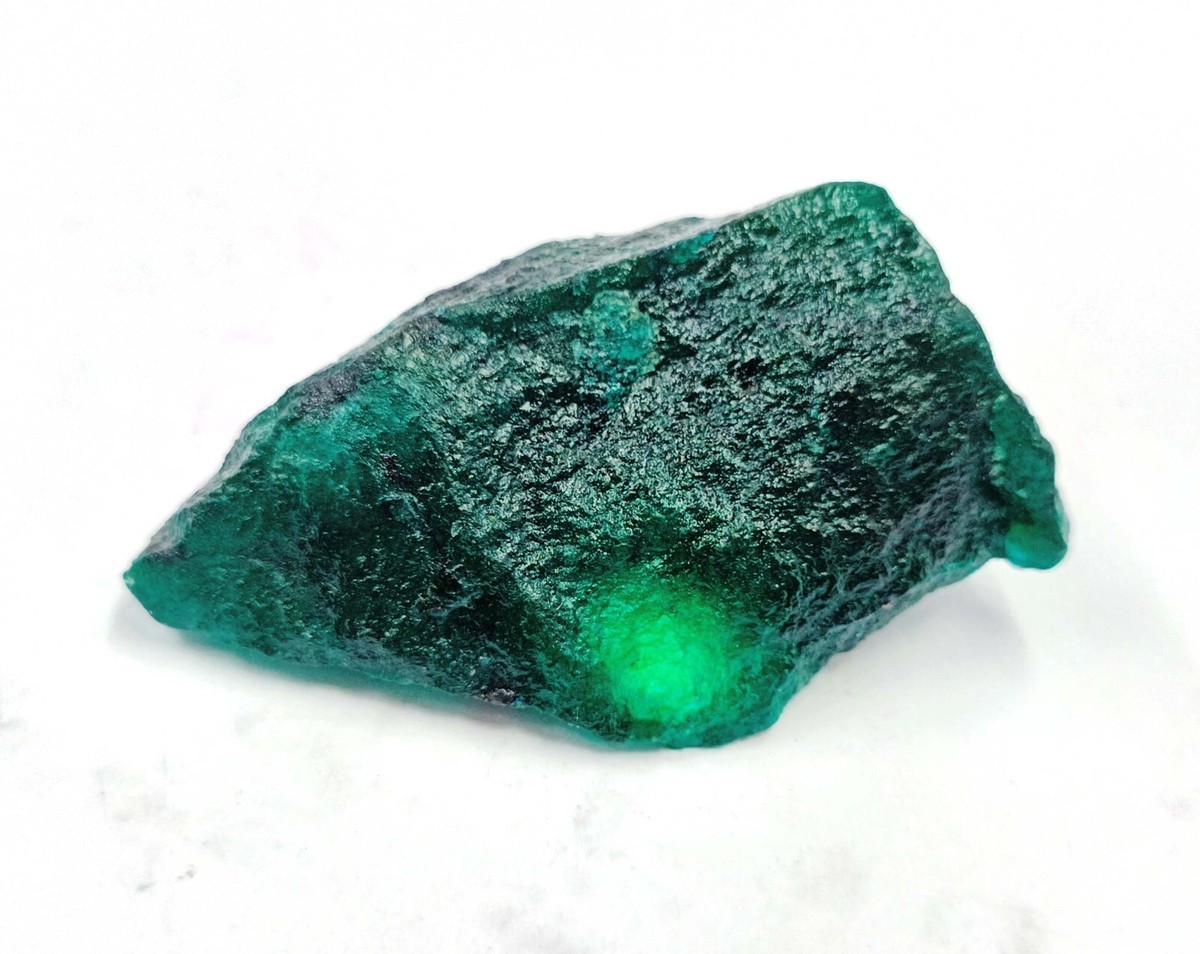 Green Emerald Raw Natural Brazil Stone 379 Ct Fantastic