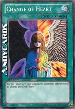 CHANGE OF HEART • Starfoil • BP01 EN037 • Unl • Yugioh ANDYCARDS
