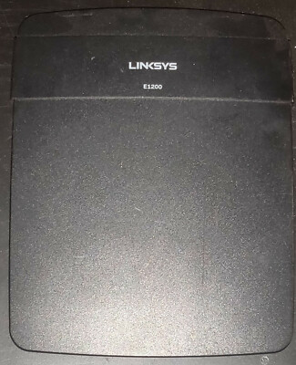 Cisco Router E1200 Linksys Wireless-N 2.4Ghz 4-Port 300Mbps 802.11N Wireless...
