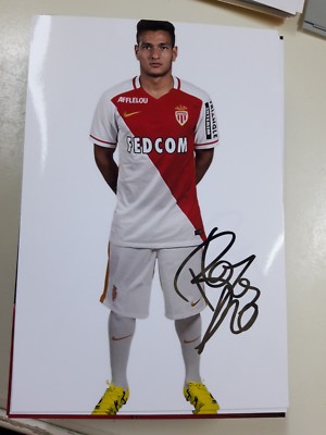Signiertes Foto Rony Lopes Portugal AS Monaco  NEU